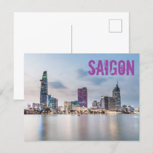 Saigon (Ho Chi Minh City) HCMC Vietnam Souvenir Feiertagspostkarte