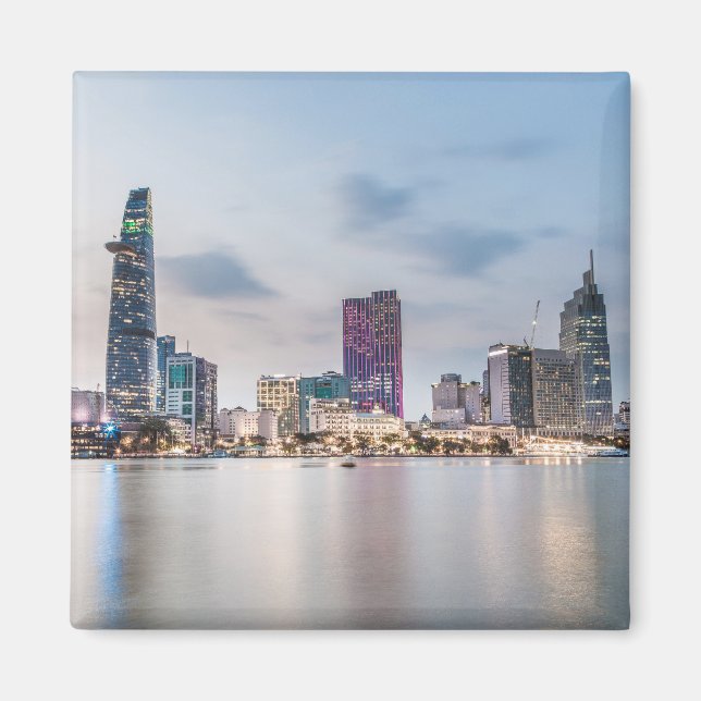Saigon (Ho Chi Minh City) HCMC Vietnam Souvenir Po Magnet (Vorne)