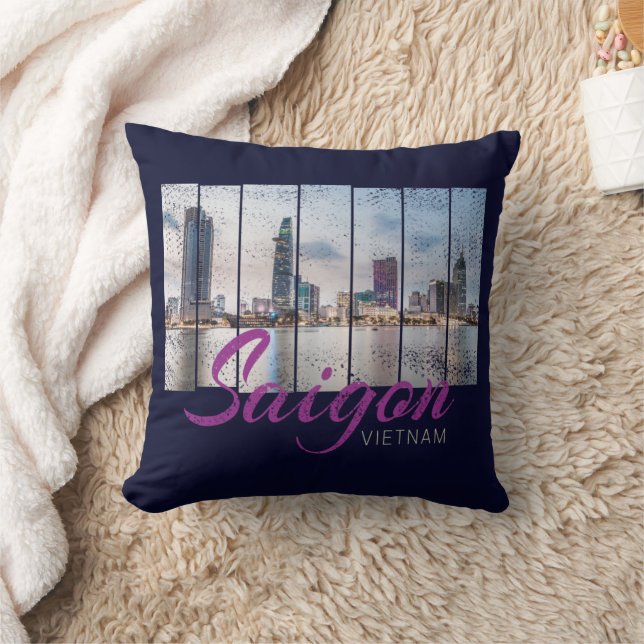 Saigon (Ho-Chi-Minh-Stadt) HCMC Vietnam Souvenir Kissen (Decke)