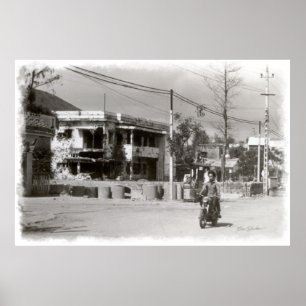 Saigon Vietnam 1968 B Print Poster