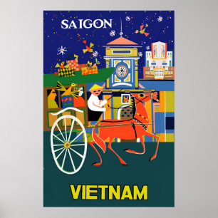 Saigon, Vietnamposter Poster