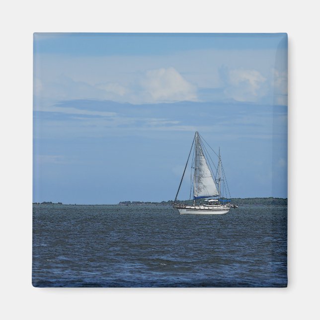 Sail Away Painterly Magnet (Vorne)
