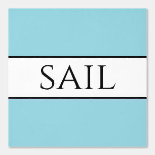 SAIL Raffiniertes Ei Blaue Schwarz-weiße Streifen Tapete