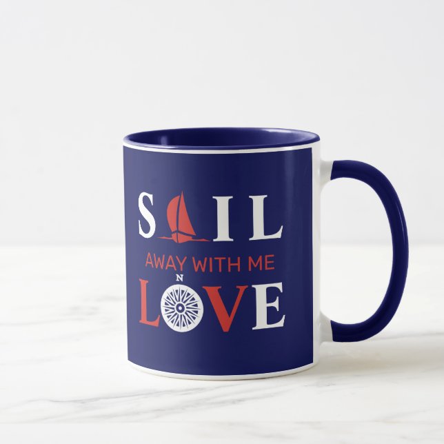 SAIL WEGE MIT MIR LIEBE TASSE (Rechts)