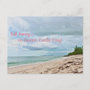 "SAIL WEGE TO GREEN TURTLE CAY" (ABACO INSELN,BAH POSTKARTE