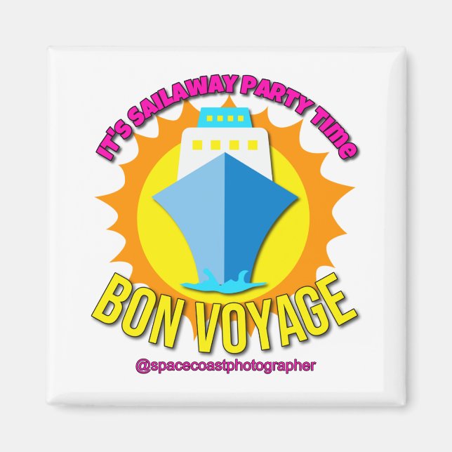 Sailaway Party Time Magnet (Vorne)