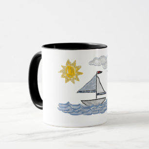 Sailboat 3D Tasse