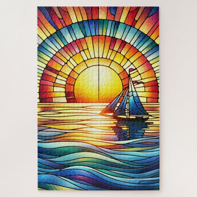 Sailboat Art Puzzle (Vertikal)