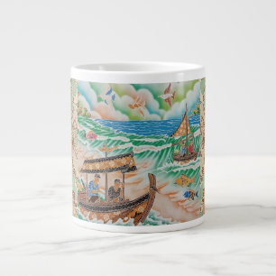 Sailboat Batik Serenade , Tasse Spezialität