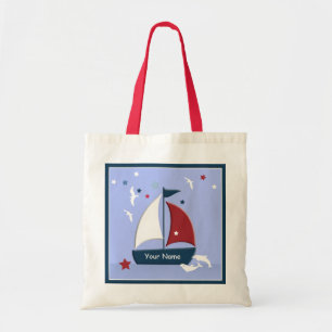 Sailboat Design Niedliche Go Bag Tragetasche