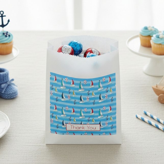 Sailboat Favor Bags Geschenktütchen (Von Creator hochgeladen)