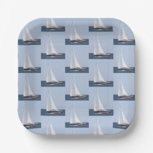 Sailboat Foto Paper Teller