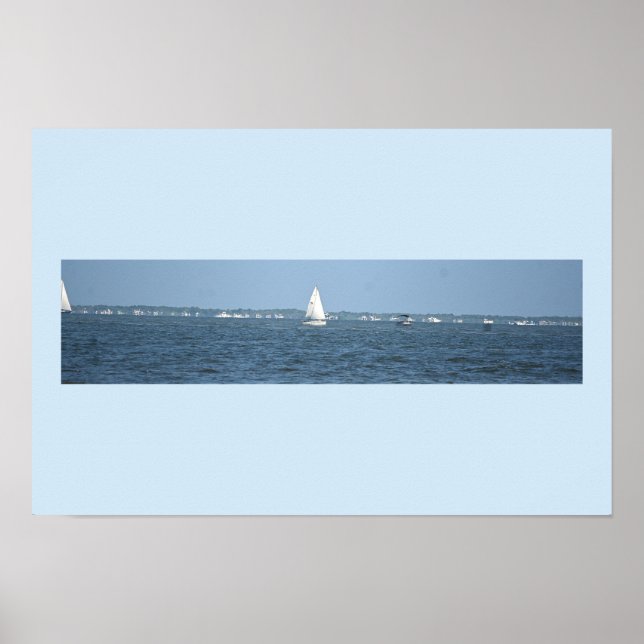 Sailboat Foto Poster (Vorne)