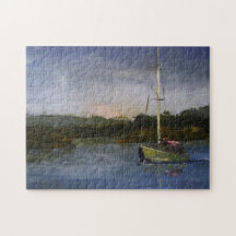 Sailboat Impressionistische Original Kunst Herausf
