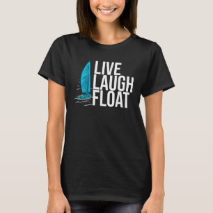 Sailboat Kapitän Boot Segelfliegen für ein Segler T-Shirt