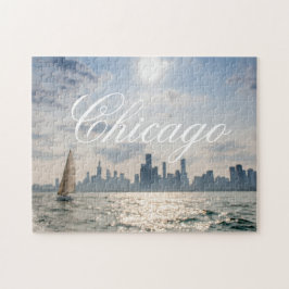 Sailboat Lake Michigan Chicago Puzzle
