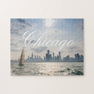 Sailboat Lake Michigan Chicago Puzzle