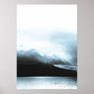 Sailboat Landscape Foto Poster