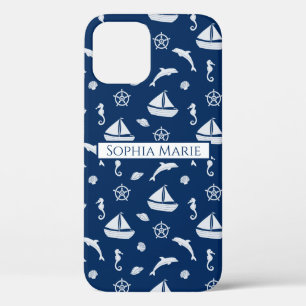 Sailboat & Marine Life Pattern Case-Mate iPhone Hülle