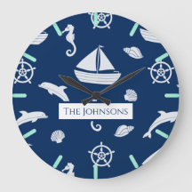 Sailboat & Marine Life Pattern
