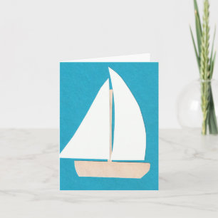 Sailboat-Note-Karte Karte