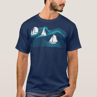 Sailboat Ocean Hobby Segeln T-Shirt