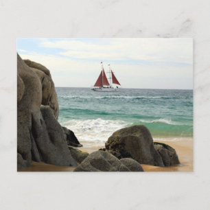 Sailboat Postcard Postkarte