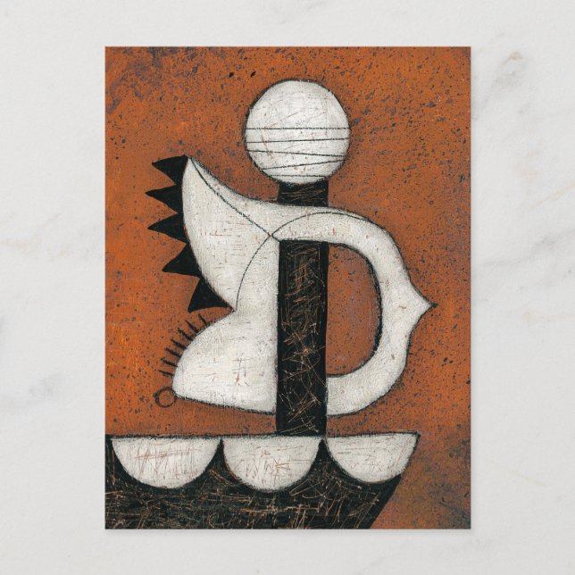 Sailboat Postcard Postkarte (Vorderseite)