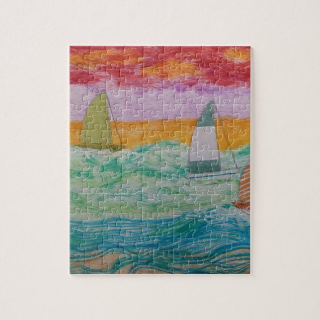 Sailboat Puzzle (Vertikal)