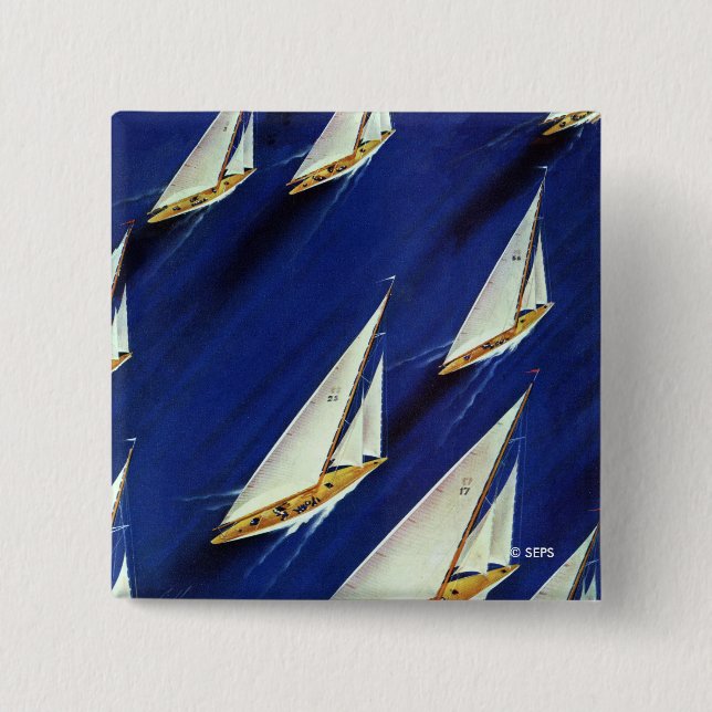 Sailboat Regatta by Ski Weld Button (Vorderseite)
