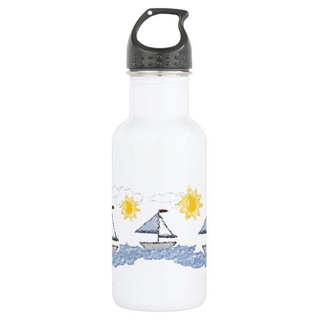 Sailboat SG Trinkflasche (Vorderseite)