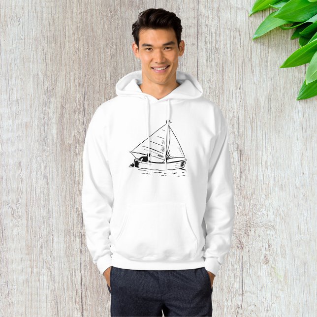 Sailboat Sketch Hoodie (Von Creator hochgeladen)
