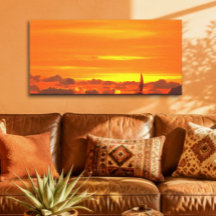 Sailboat Sunset 1300 Art