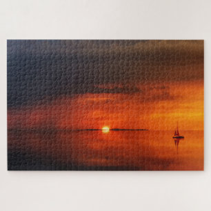Sailboat Sunset Puzzle