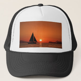 Sailboat Sunset Truckerkappe