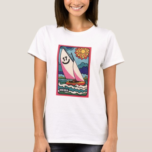 Sailboat Vintag Matchbox T - Shirt (Vorderseite)