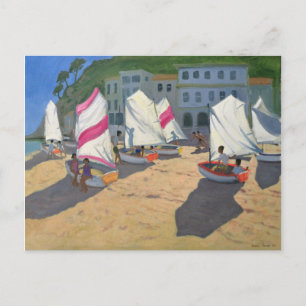 Sailboats Costa Brava 1999 Postkarte