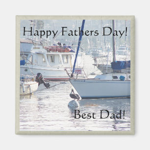 Sailboats Vathers Day Magnet