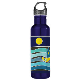 SAILBOOT BLUE OCEAN SUN FLASCHE EDELSTAHLFLASCHE