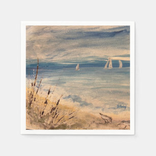Sailboote Napkins Serviette
