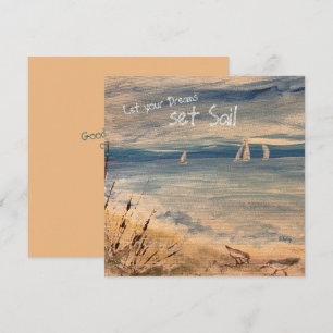 Sailboote Notecard Dankeskarte