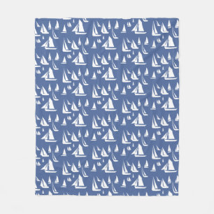 Sailbots Nautical Blue Fleecedecke