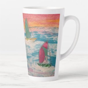 Sailbots Orange Sky Milchtasse