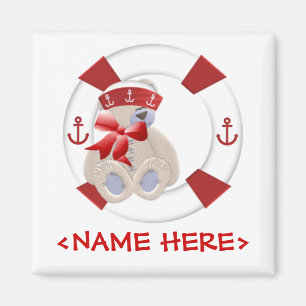 Sailer Bear Magnet