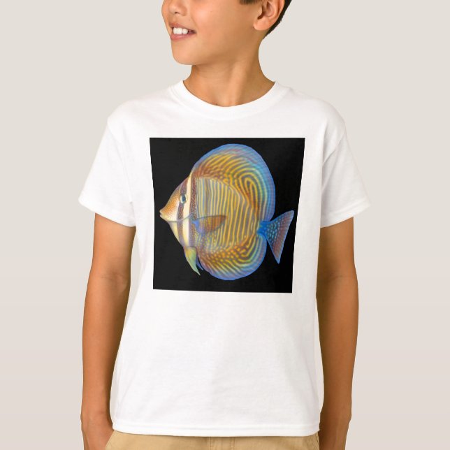 Sailfin Tang Kids Ringer T - Shirt (Vorderseite)