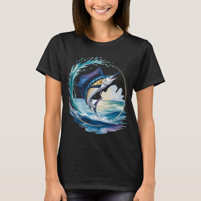 Sailfish Lightning â€“ Das Segelboot der Meere T-Shirt (Vorderseite)