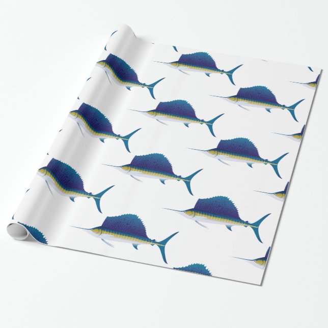 Sailfish Thunder_Cove Geschenkpapier (Ungerollt)