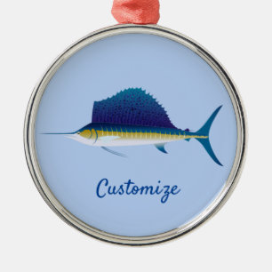 Sailfish Thunder_Cove Ornament Aus Metall