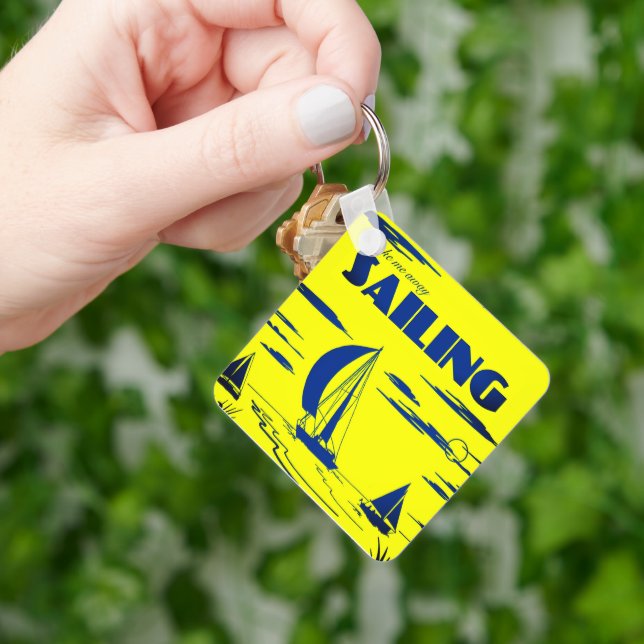 "Sailing" Art Keychain Schlüsselanhänger (Hand)