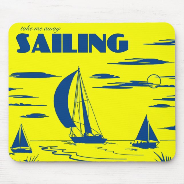 "Sailing" Grafikmousepad Mousepad (Vorne)